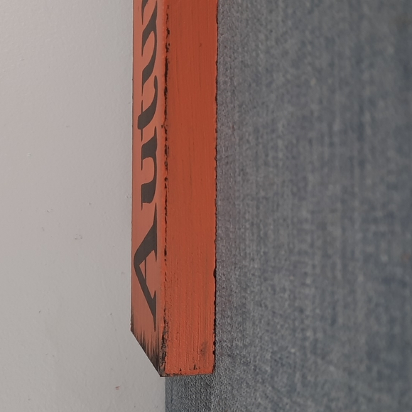 Solid Wood Shelf Sitter Sign Rustic Autumn Blessings Thanksgiving Fall Harvest - Picture 2 of 4